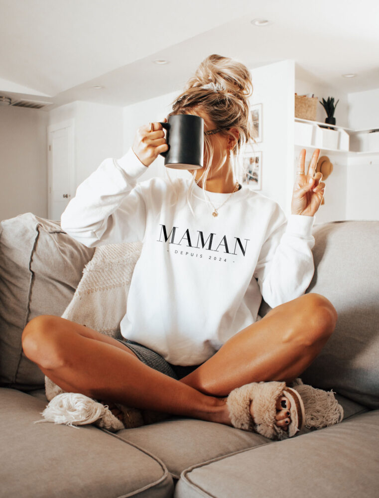 maman-depuis2024-crewneckblanc