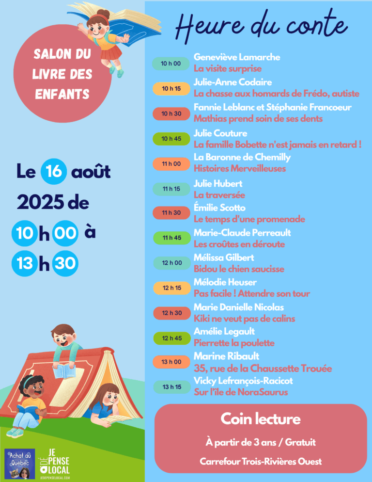 heure du conte salon du livre 2025
