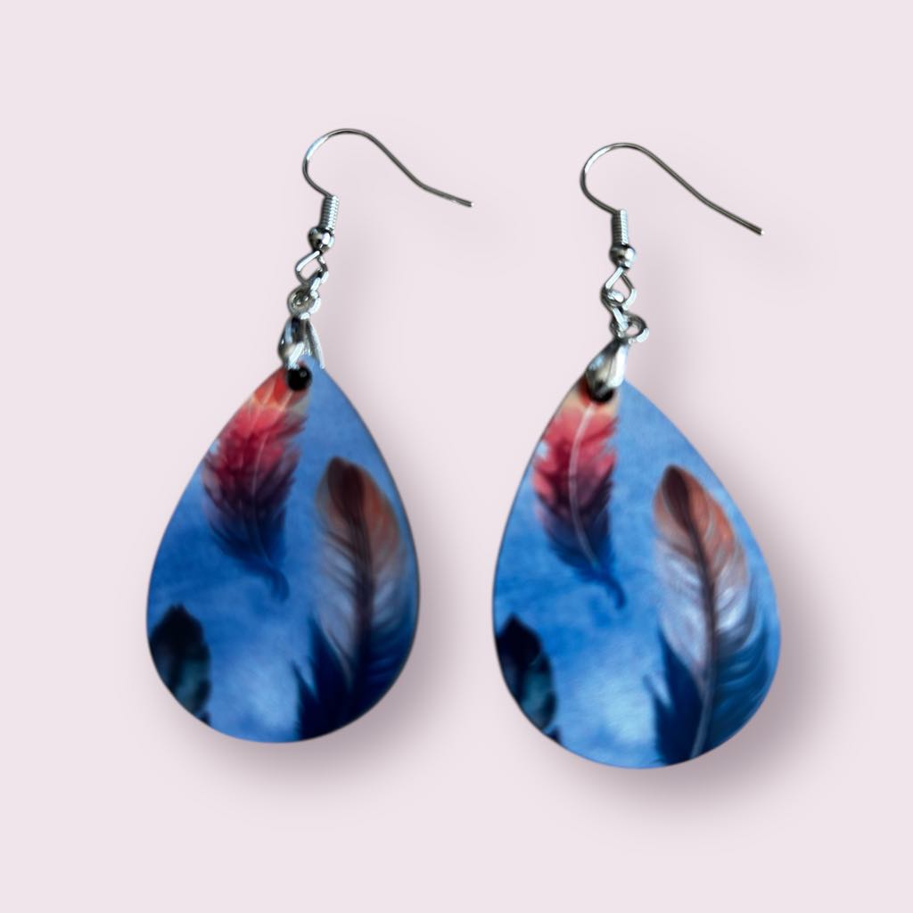 plumes gouttes