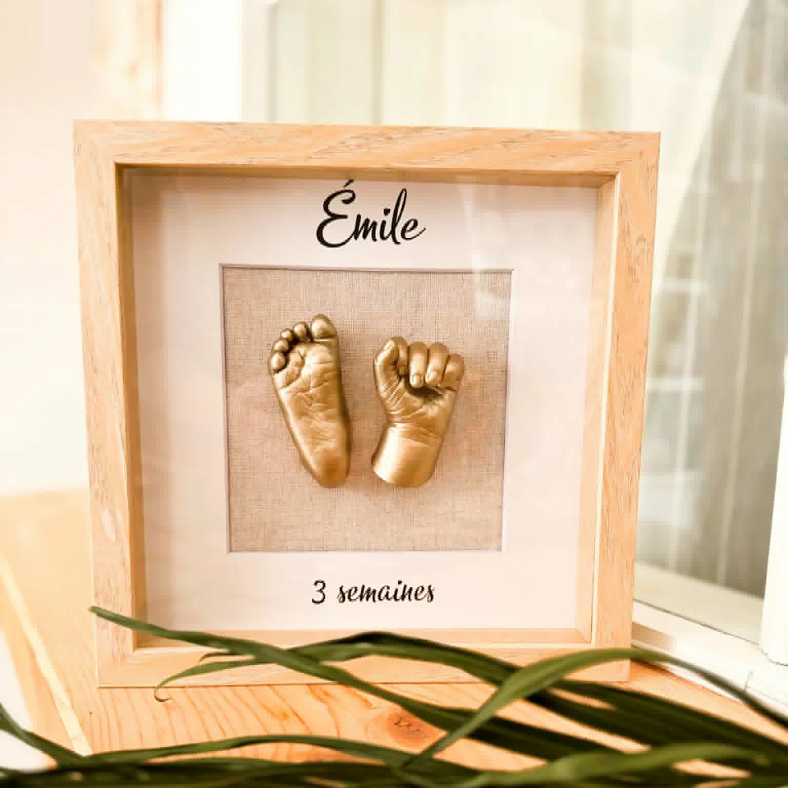 idée cadeau fête des pères quoi offrir papa québécois local je dépense local moulage empreinte bébé grossesse 1001 maille miss crochet fripe ta bedaine enfant cadeau touchant main pieds précieux