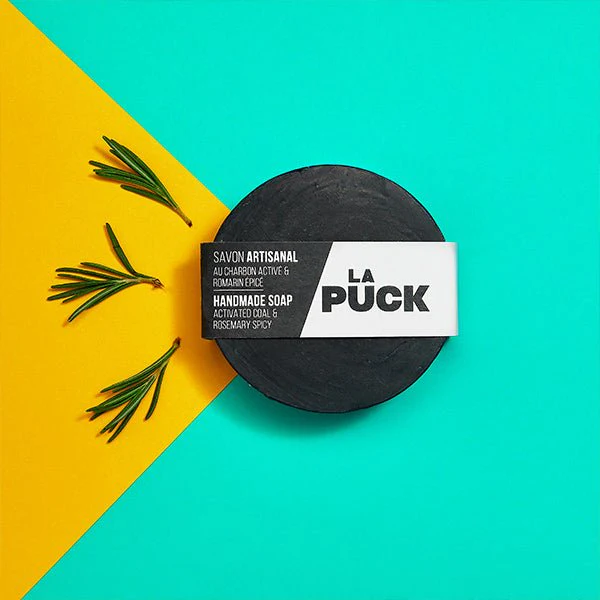 idée cadeau fête des pères quoi offrir papa québécois local je dépense local rose citron savon la puck soin du corps détente charbon naturel