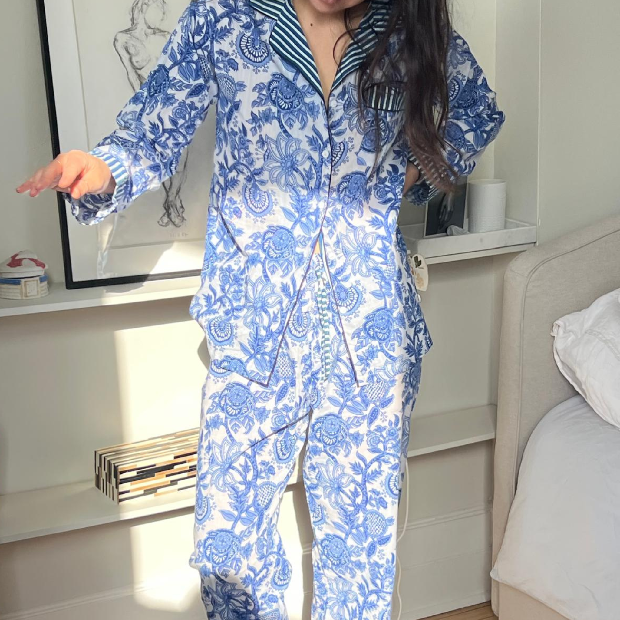 pyjama coton fait main entreprise québécoise camping jedepenselocal.com